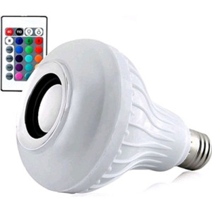 BLUETOOTH HOPARLÖR ÖZELLİKLİ KUMANDALI RGB AKIILLI AMPUL