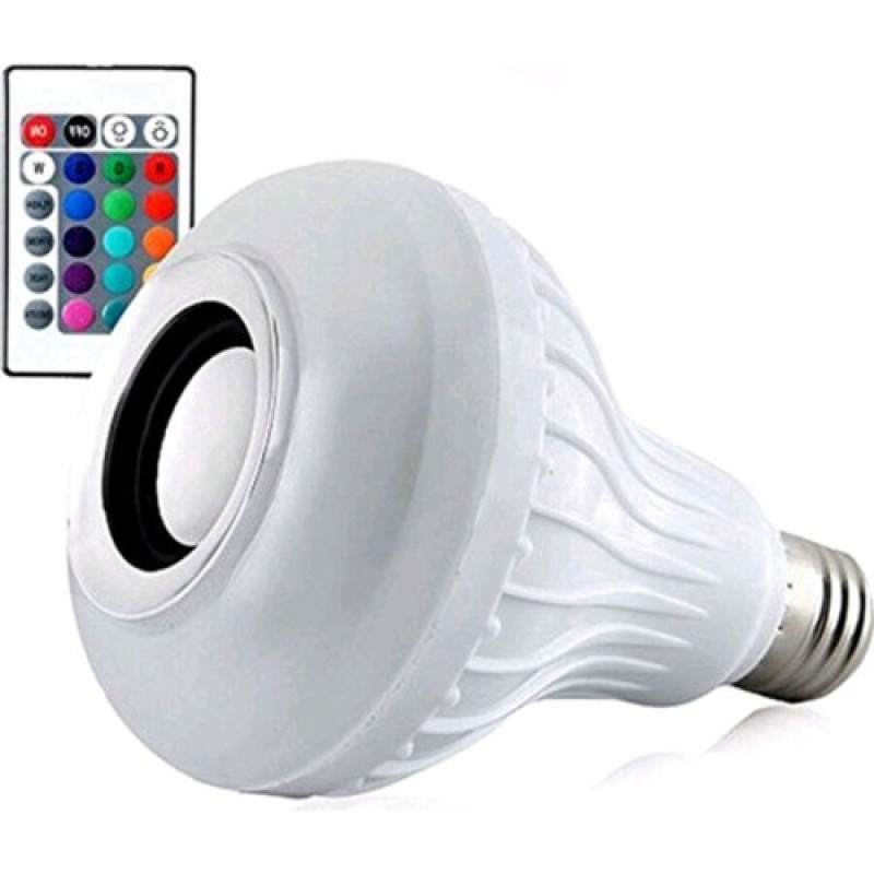 BLUETOOTH HOPARLÖR ÖZELLİKLİ KUMANDALI RGB AKIILLI AMPUL