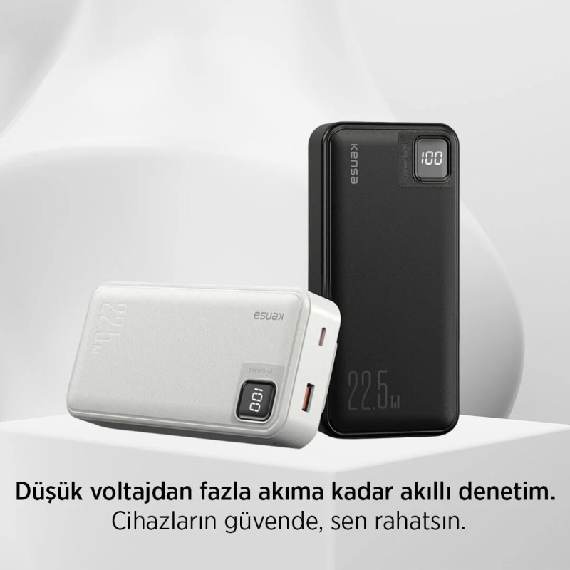 KENSA KP-86 POWERBANK TAŞINABİLİR ŞARJ ALETİ 10.000 mAh