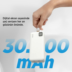 KENSA KP-90 POWERBANK TAŞINABİLİR ŞARJ ALETİ 30.000 mAh
