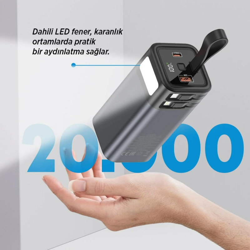 KENSA KP-96 POWERBANK 20.000 mAh