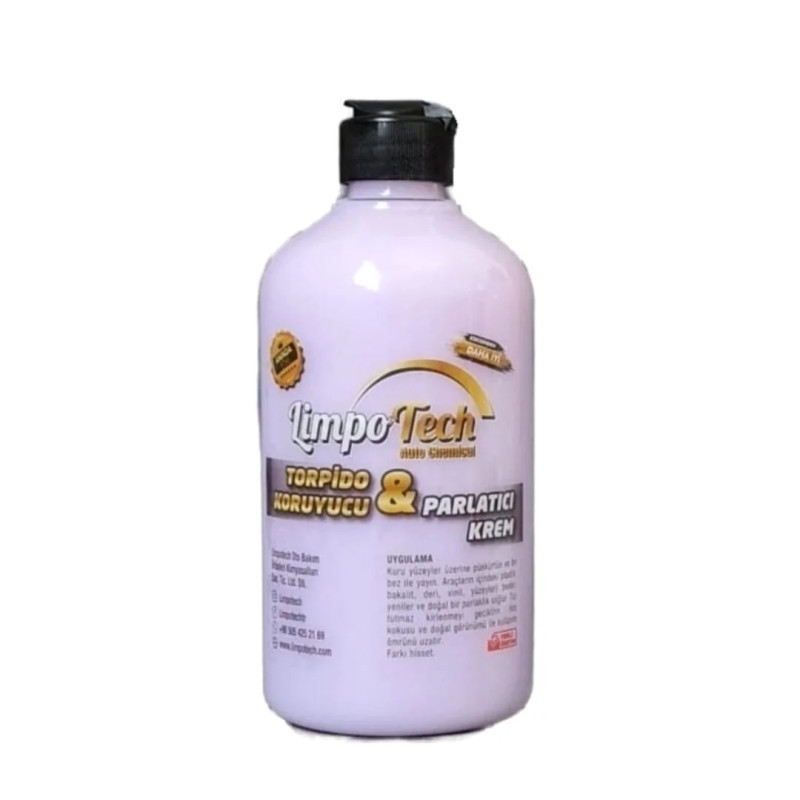LİMPOTECH TORPİDO KORUYUCU VE PARLATICI KREM (PARLAK) 500ML