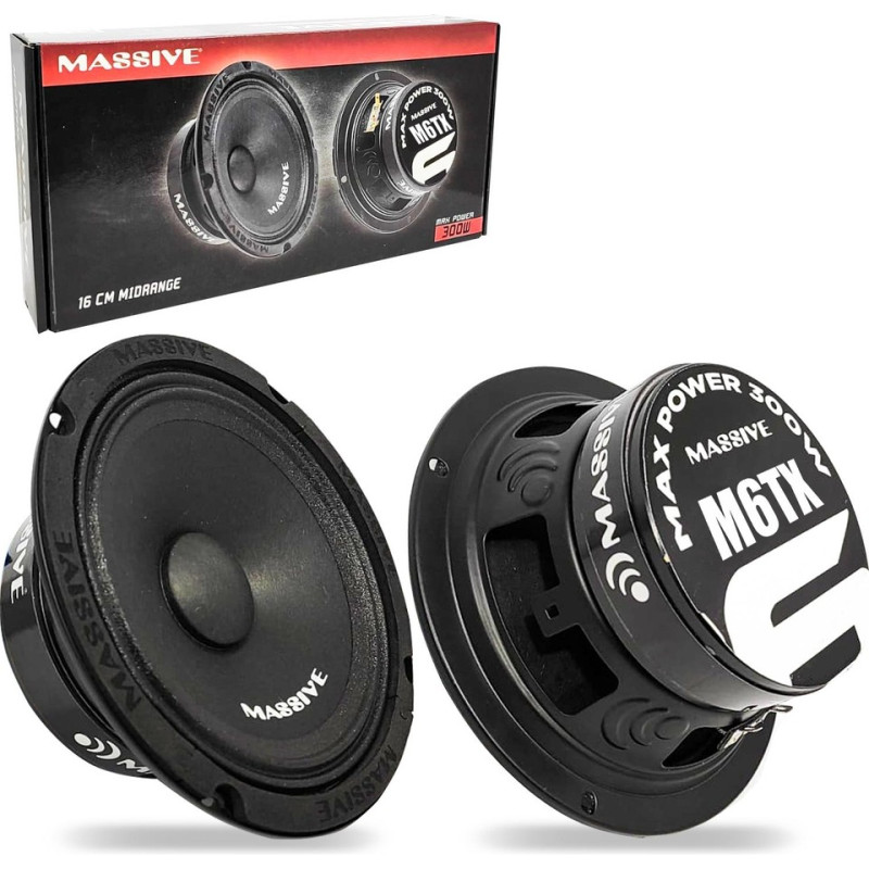 MASSIVE MS-M6TX 16CM MIDRANGE 300W MAX POWER