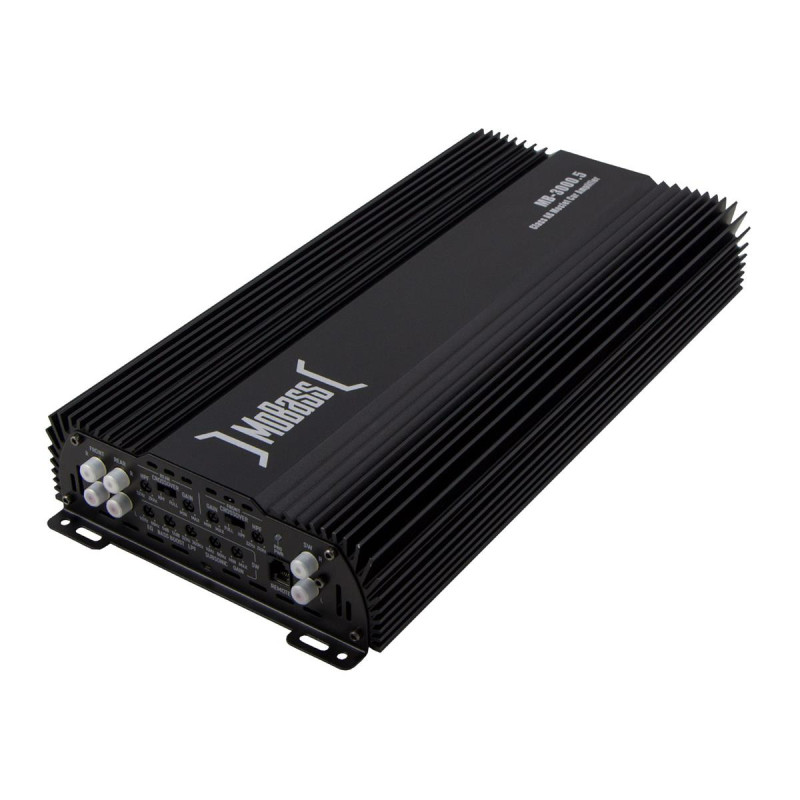 MOBASS MB-3000.5 AMFİ BAS KONTROLLÜ 5 KANALLI RMS Power 4 Ohm 70Wx4CH + 200W RMS Power 2 Ohm 130Wx4CH + 350W RMS Bridged Power 4 Ohm 260Wx2CH WITH BASS CONTROL 370x190x59mm