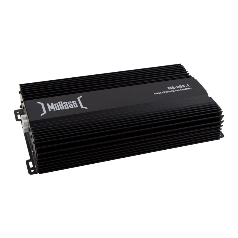 MOBASS MB-800.4 AMFİ 4 KANALLI RMS Power 4 Ohm 80Wx4CH RMS Power 2 Ohm 120Wx4CH RMS Bridged Power 4 Ohm 240Wx2CH WITH BASS CONTROL 320x190x59mm