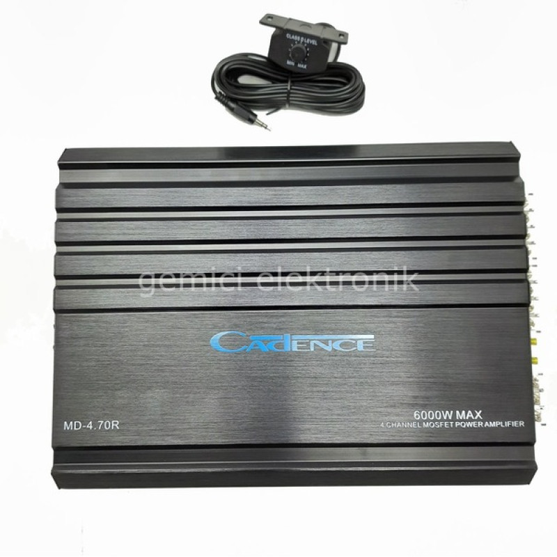 CADENCE MD-4.70R MAX 2500W POWER 4 CHANNEL AMPLİFİKATÖR