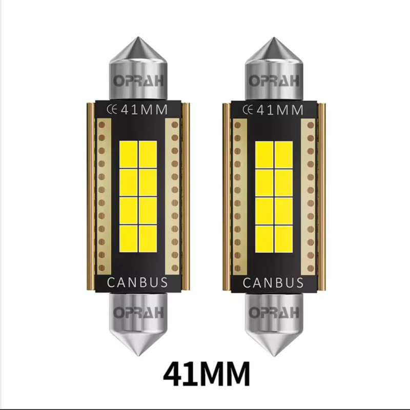 MEGAHAWK SOFİT LED AMPUL 41MM (3020EMC) 8 SMD WHITE 12V