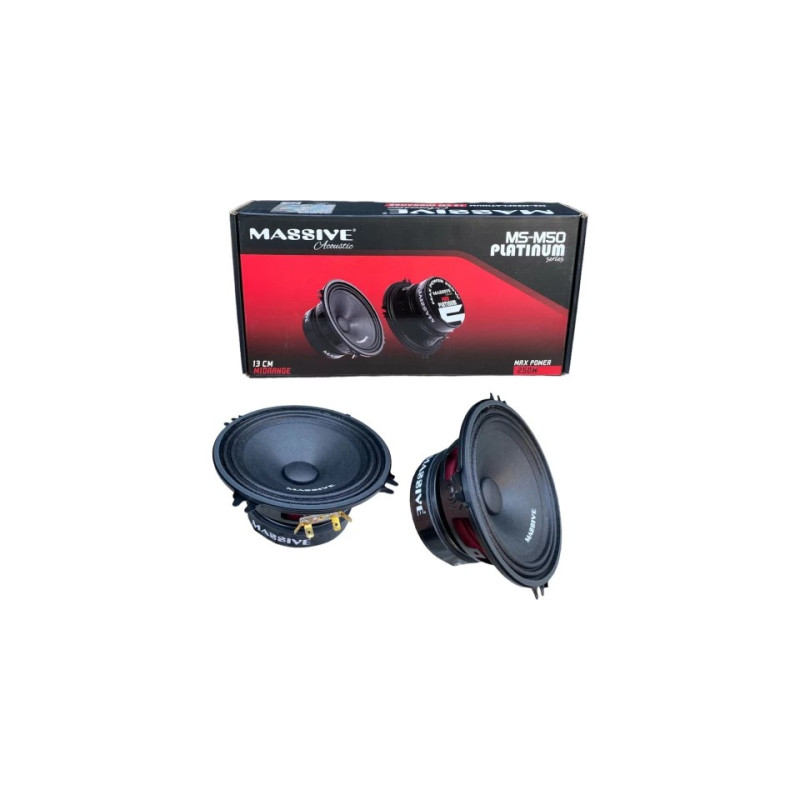 MASSIVE MS-M50 13CM MIDRANGE 250W 120RMS POWER