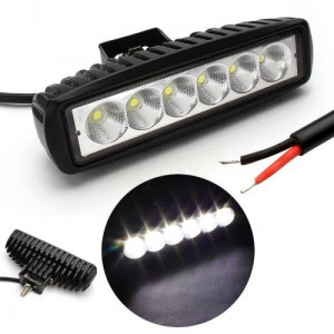GÜNDÜZ FARI METAL 6 LEDLİ BEYAZ 10-30V