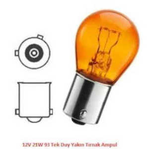 93 AMPUL TURUNCU YAKIN TIRNAK 21W 12V (OSCAR)