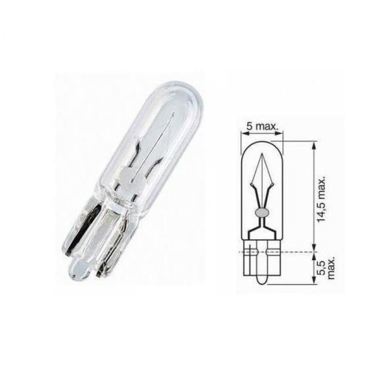 T5 AMPUL 1.2W 12V (OSCAR)