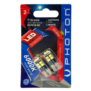 PHOTON T10 LED AMPUL ASPIRING SERİSİ W5W 12 SMD BEYAZ 12V