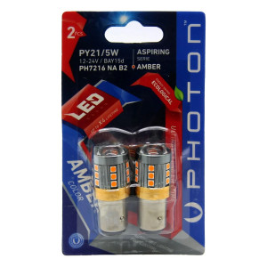 PHOTON P21/5W AMBER 1016 (2'Lİ BLISTER)