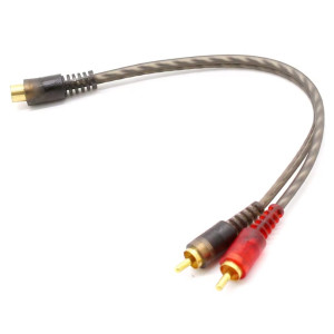 MEGAHAWK MG-RCA002 Y FİŞ (KABLO) 1 DİŞİ - 2 ERKEK (5'Lİ PAKET)