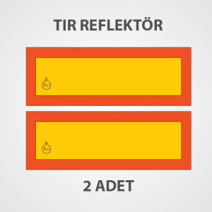 TIR REFLEKTÖR TSE ONAYLI YAPIŞMA SAÇSIZ (TK)