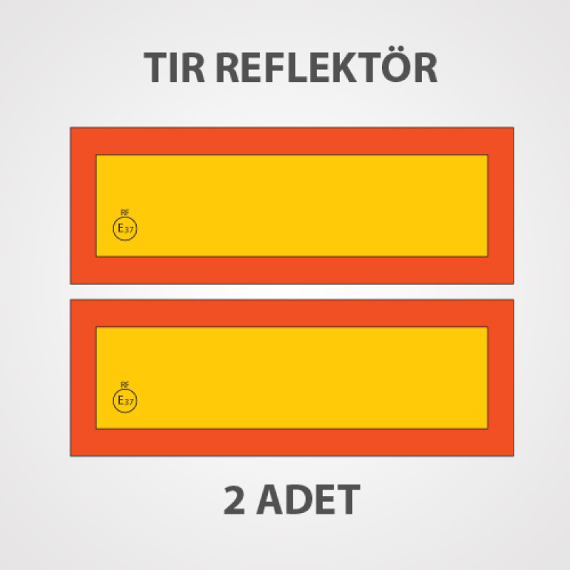 TIR REFLEKTÖR TSE ONAYLI YAPIŞMA SAÇSIZ (TK)