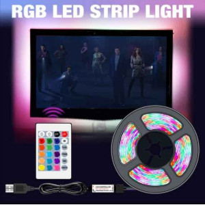 KUMANDALI RGB ŞERİT LED TEK ÇİPLİ 5MT