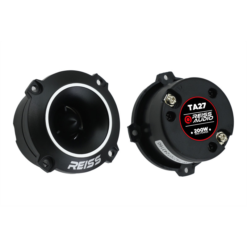 REISS RS-TA27 SUPER BULLET TWEETER MAX POWER: 200W IMPEDANCE 6 OHM