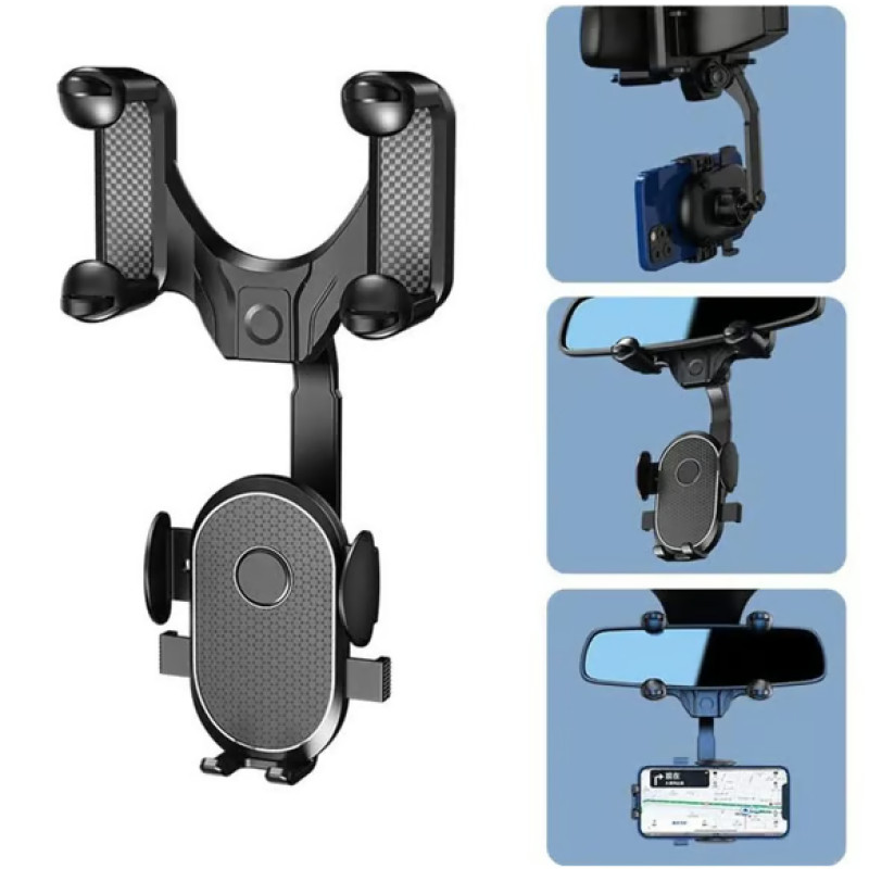S63 B128 TELEFON TUTUCU DİKİZ AYNASI AYARLANABİLİR 360° DÖNER