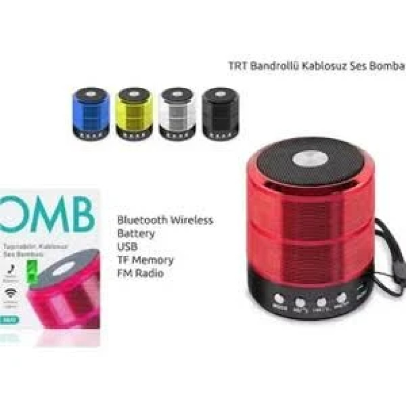 SUBZERO SB-50 SOUND BOMB ÇOKLU BAĞLANTILI KABLOSUZ MİNİ HOPARLÖR
