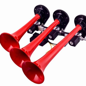 KORNA ÜÇ BORULU İKİ MELODİLİ ARAP KORNA 24V