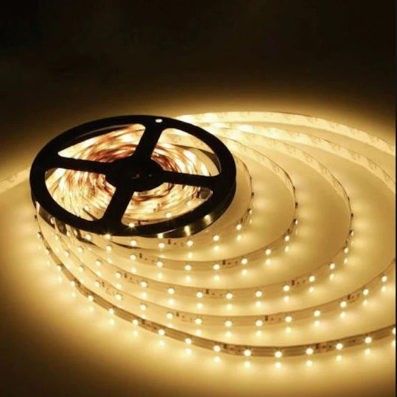 ŞERİT LED 5050 (ÜÇ ÇİPLİ) SİLİKONLU 5MT GÜN IŞIĞI 12V