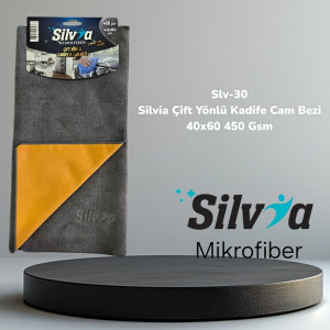 SİLVİA SLV-30 ÇİFT YÖNLÜ KADİFE CAM BEZİ 40x60 450GSM