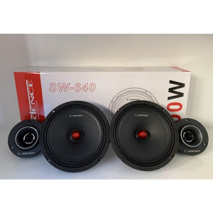 CADENCE SW 640 16CM MİDRANGE KIRMIZI KURŞUN GÖBEK +10CM CADENCE DOME TWEETER 200WATTS 100RMS 4OHM