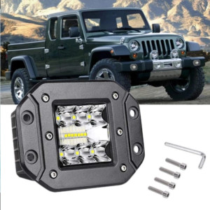OFF-ROAD ÇALIŞMA LAMBASI METAL KARE 39W 18 LED BEYAZ 12V