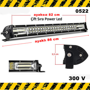 OFF-ROAD BAR LED 300W 82CM METAL TURUNCU- BEYAZ (12-24V)