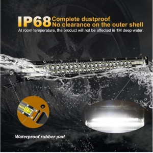 OFF-ROAD BAR LED 420W 114CM 140 LED METAL BEYAZ (12-24V)