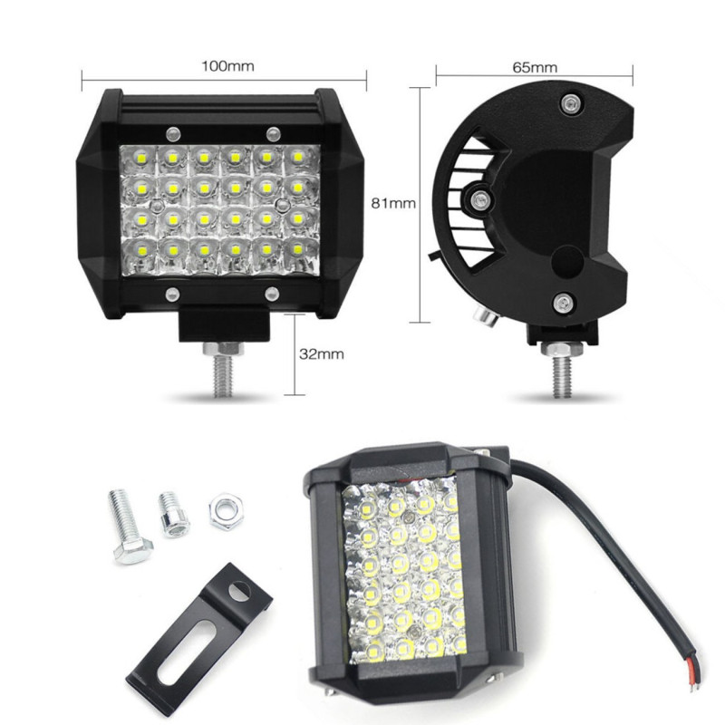 OFF-ROAD ÇALIŞMA LAMBASI 72W 24 LED 12V