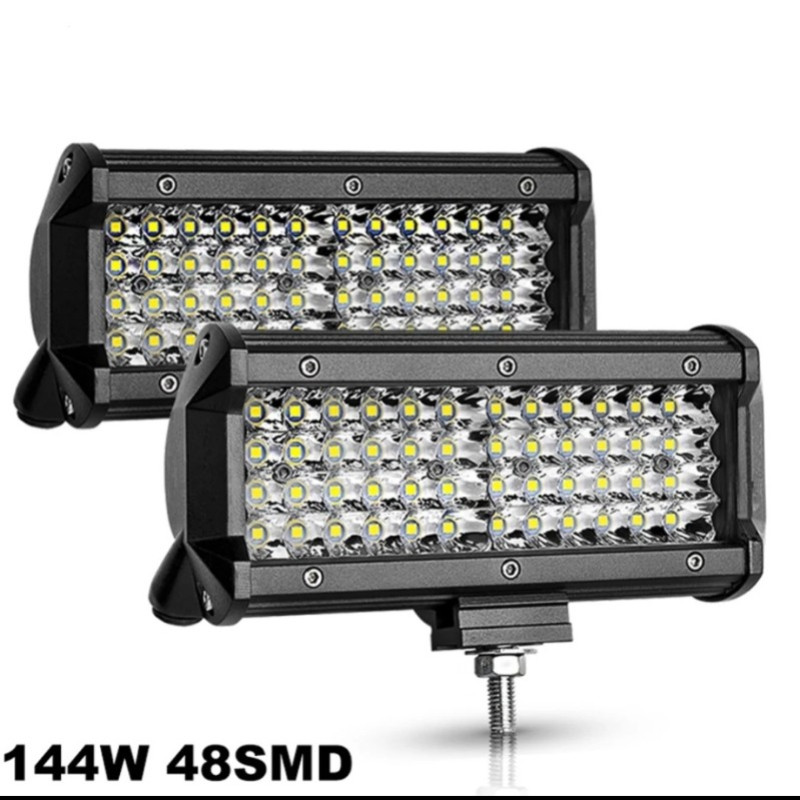 OFF-ROAD BAR LED METAL 144W 48 LED 10-30V