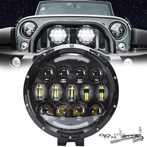 OFF-ROAD ÇALIŞMA LAMBASI 7" YUVARLAK 84W 13 LED ULTRA PARLAK PROJEKTÖR BEYAZ 9-30V