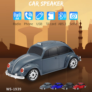 WSTER WS-1939 NOSTALJİK ARABA HOPARLÖR 10W