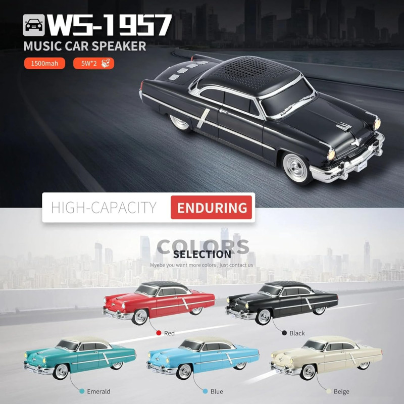 WSTER WS-1957 NOSTALJİK ARABA HOPARLÖR 10W