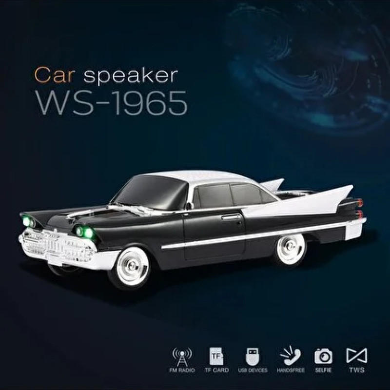 WSTER WS-1965 NOSTALJİK ARABA HOPARLÖR 10W
