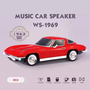 WSTER WS-1969 NOSTALJİK ARABA HOPARLÖR 10W