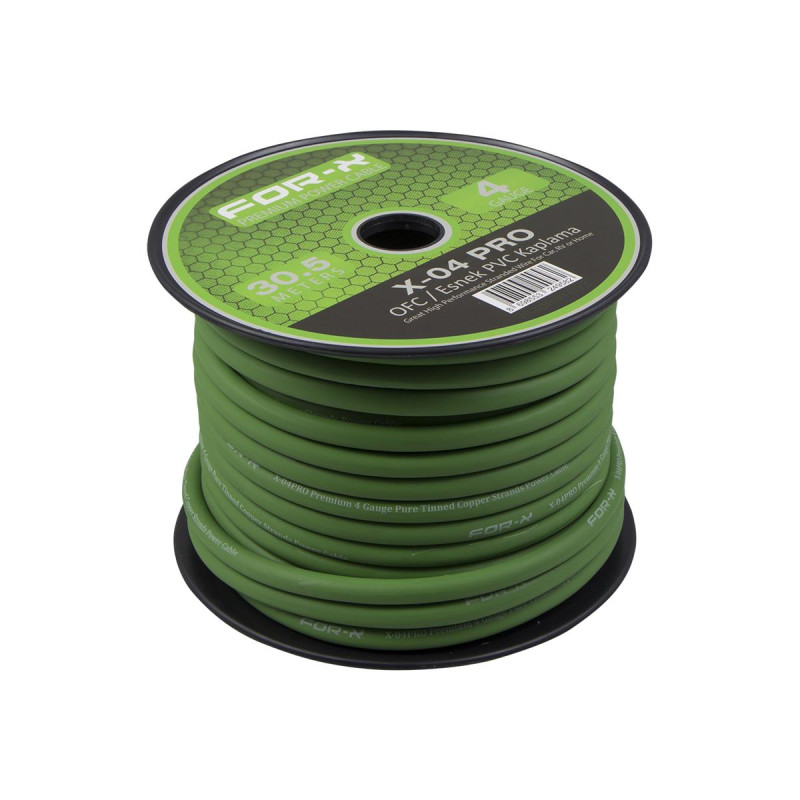 FOR-X X-04 PRO 30.5 MT 4GA POWER CABLE COPPER OFC CABLE