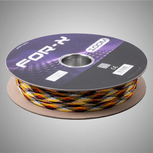 FOR-X X-110SKS KABLO ÇORABI 10MM 100 METRE SARI-KIRMIZI-SİYAH
