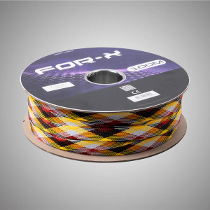 FOR-X X-120SKS 20MM KABLO ÇORABI 100 METRE SARI-KIRMIZI-SİYAH