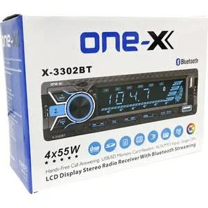 ONE-X X-3302BT LCD EKRAN TEYP BLUETOOTH/AUX/MP3/USB/SD 4X55W