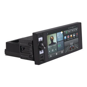 FOR-X X-435A ONE DIN ANDROID CAR MULTIMEDIA 6" HD DISPLAY CAPACITIVE TOUCH SCREEN 2GB RAM 32GB ROM WIFI ANDROID AUTO