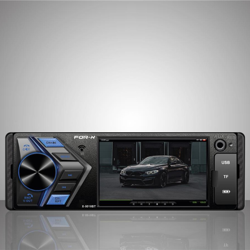 FOR-X X-5010BT EKRANLI TEYP 4" TFT DISPLAY MP3/MP4/JPG FILE PLAYBACK