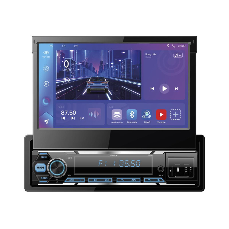 FOR-X X-9440A 7" ANDROID 10 OS INDASH TEYP 4x60W 2GB RAM 32GB MEMORY