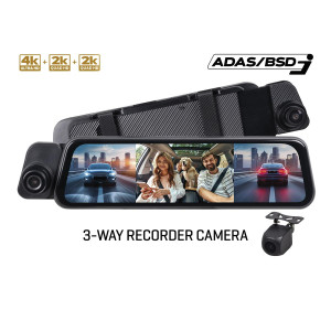 FOR-X X-966DVR AYNA KAMERA 3-WAY RECORDER CAMERA 9.66" HIGH RESOLUTION SCREEN