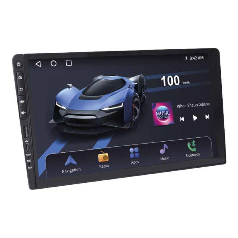 FOR-X XA-205Q 9" IPS SCREEN ANDROID 10.0 2GB RAM / 32GB ROM WIFI CAR PLAYWIFI ANDROID AUTO EXTERNAL MICROPHONE AHD 165