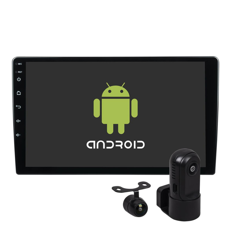 FOR-X XA-448Q 10.1" QLED FULL TOUCH SCREEN ANDROID 13 CPU 4 CORTEX, 1.5GHZ, 4GB RAM / 64GB ROM WIFI CAR PLAY WIFI ANDROID AUTO EXTERNAL MICROPHONE RADIO/RDS