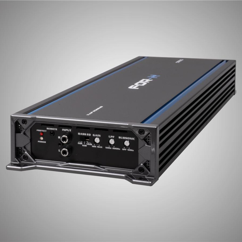 FOR-X XAP-2500.1D MONO AMFİ RMS POWER @4 OHM 800Wx1CH RMS POWER @2 OHM 1500Wx1CH