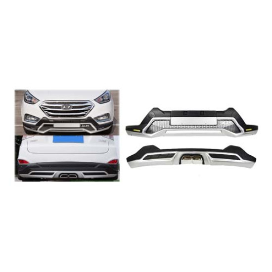 İX-35 2012-2018 LEDLİ ÖN ARKA KORUMA DİFÜZÖR